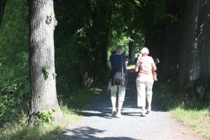 Hard to believe this is actually on top of the walls of Soest! The drop is a couple of meters to the right.