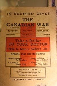 One of the posters on display at Memorial Museum Passchendaele 1917.