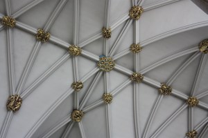 Something was said about the ceiling decorations, and now I can't remember why it was so important to take a picture.