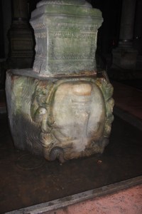 I never did figure out why Medusa's head is upside down at the bottom of this column. Given that it would usually have been underwater, maybe it was a symbolic drowning.
