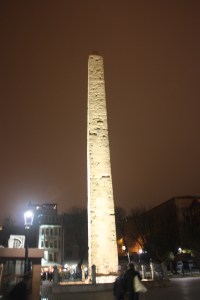 Egyptian obelisk in the Hippodrome. Apparently it is not only the English who remove archeological treasures.