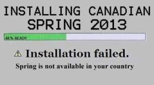 Canadian Spring