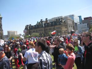 The ratio of pro-life to pro-choice supporters was possibly as high as 1,000-1. Politicians however don't want to have to deal with the issue.