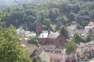 St. Paul's Church as seen from the castle.