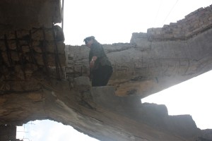 Heading to the roof.