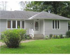 You can't see the big rock in the front yard; it is just to the right of the picture.