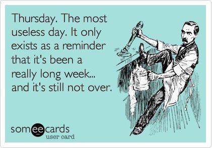 Thursday-is-the-most-useless-day